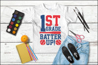 (Your Grade) Batter Up! Kids shirt