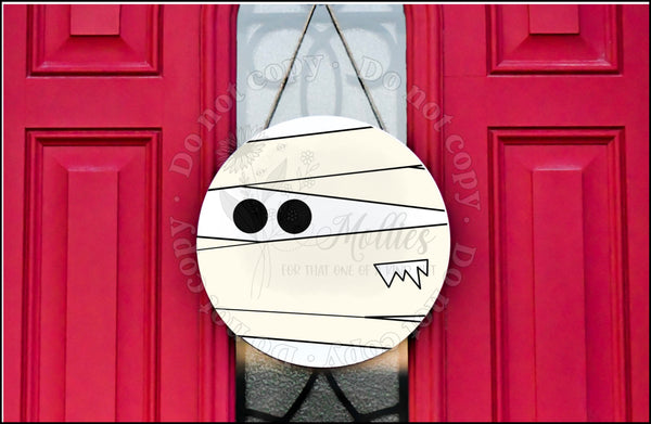 Mummy door hanger.