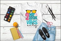 (Your Grade) Vibes only Kids shirt