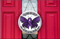The Strong Ones Are Not Those Who Show Strength door hanger.