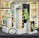 Bass Fishing Tackle Knowledge Tumbler