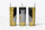 Bride Tumbler - Silver or Gold
