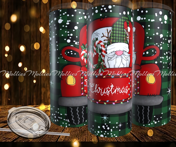 Christmas Gnome Tumbler