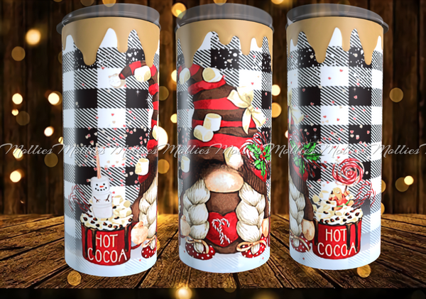 Christmas Hot Cocoa Gnome Tumbler