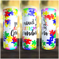 Autism Grandma Tumbler