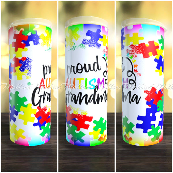 Autism Grandma Tumbler