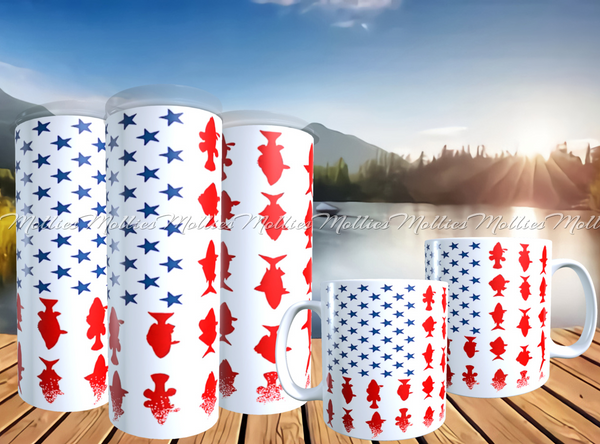 Fishing Flag Tumbler