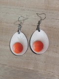 Fried Egg Earrings