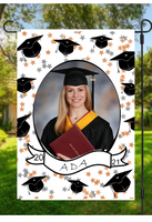 Personalized Graduation Garden Flag