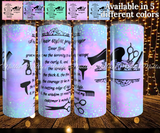 Hairdresser Prayer Tumbler with Name