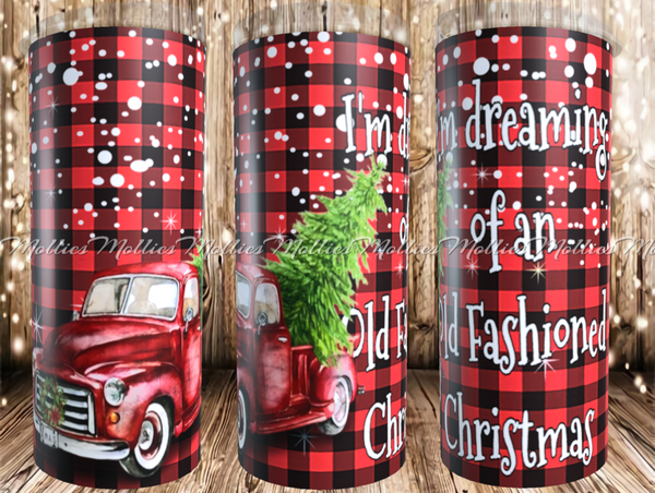 Old Fashion Christmas Tumbler