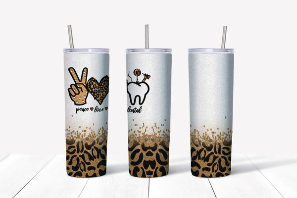 Peace Love Dental Tumbler