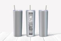 Ring Bearer Metal Background Tumbler