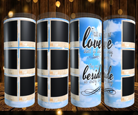 9 Photo Those We Love Don't Go Away Blue Tumbler