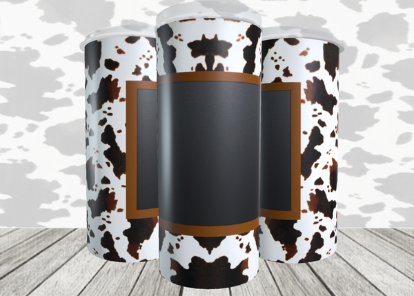1 Photo Cow Print Tumbler