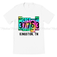 Kingston TN Shirt * Black or Tie Dye