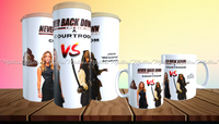Never Back Down Tumbler