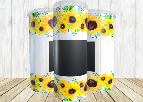 1 Photo Sunflower Tumbler